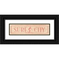 thumbnail image 1 of Marrott, Stephanie 32x11 Black Ornate Wood Framed with Double Matting Museum Art Print Titled - Surf City, 1 of 4