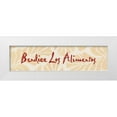 thumbnail image 1 of Marrott, Stephanie 32x11 White Modern Wood Framed Museum Art Print Titled - Bendice Los Alimentos, 1 of 4