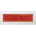 thumbnail image 1 of Marrott, Stephanie 32x11 White Modern Wood Framed Museum Art Print Titled - Vive Rie Ama, 1 of 4