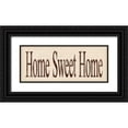 thumbnail image 1 of Marrott, Stephanie 32x15 Black Ornate Wood Framed with Double Matting Museum Art Print Titled - Home Sweet Home, 1 of 4