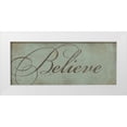 thumbnail image 1 of Marrott, Stephanie 32x15 White Modern Wood Framed Museum Art Print Titled - Believe, 1 of 4