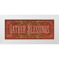 thumbnail image 1 of Marrott, Stephanie 32x15 White Modern Wood Framed Museum Art Print Titled - Gather Blessings II, 1 of 4