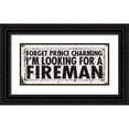 thumbnail image 1 of Marrott, Stephanie 32x17 Black Ornate Wood Framed with Double Matting Museum Art Print Titled - Prince Charming - Police Officers, 1 of 4