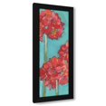 thumbnail image 1 of Stephanie Marrott 7x14 Black Modern Wood Framed Wall Art Titled - Red Alliums, 1 of 6