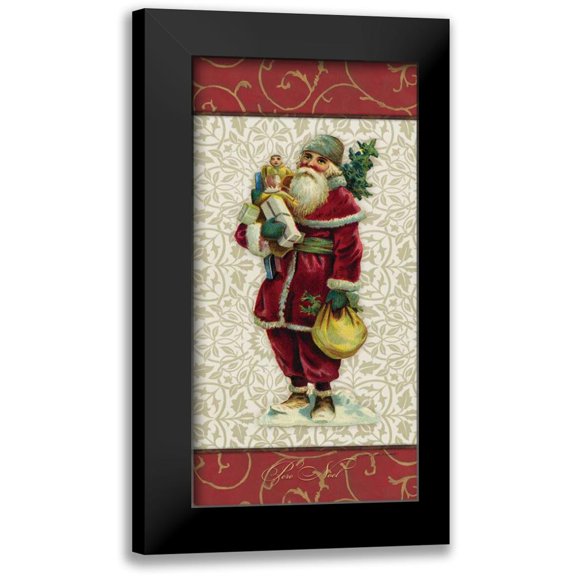 Marrott, Stephanie 9x14 Black Modern Framed Museum Art Print Titled - Pere Noel
