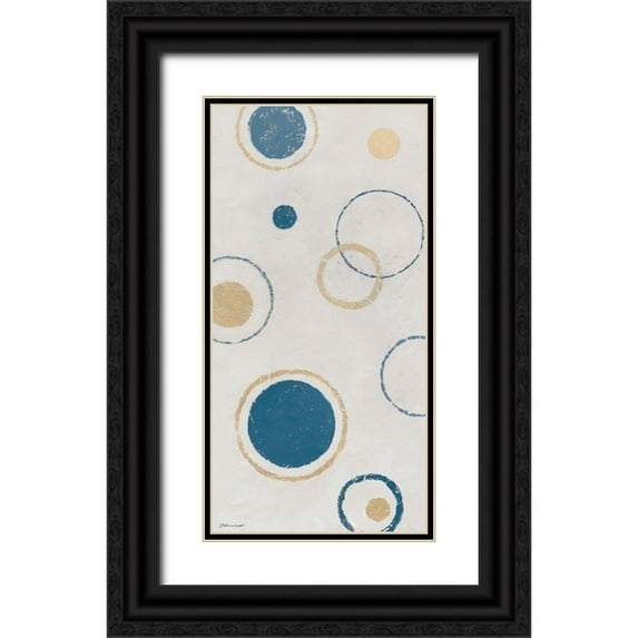 Marrott, Stephanie 9x14 Black Ornate Wood Framed with Double Matting Museum Art Print Titled - Abstract I