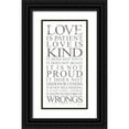 thumbnail image 1 of Marrott, Stephanie 9x14 Black Ornate Wood Framed with Double Matting Museum Art Print Titled - Love Is, 1 of 4
