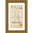 thumbnail image 1 of Marrott, Stephanie 9x14 Gold Ornate Wood Framed with Double Matting Museum Art Print Titled - Fall, 1 of 4