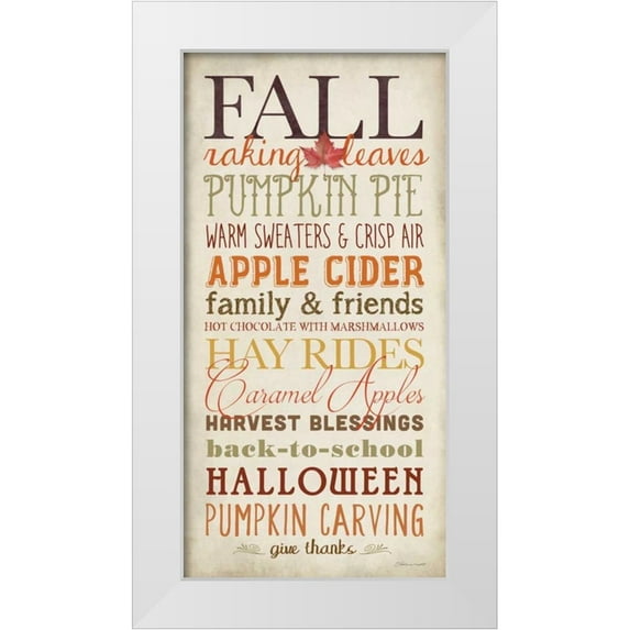 Marrott, Stephanie 9x14 White Modern Wood Framed Museum Art Print Titled - Elements of Fall