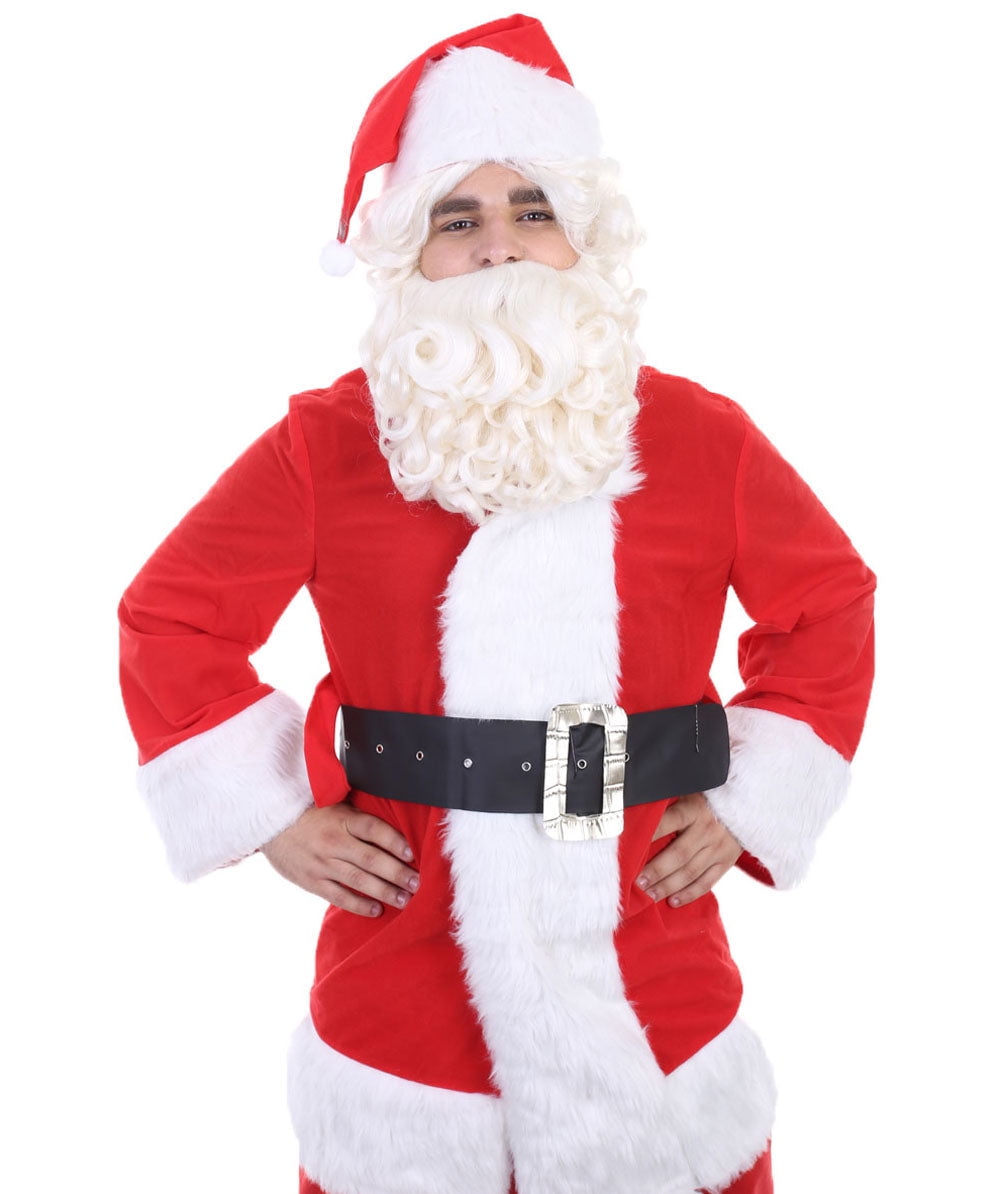 Marry christmas santa claus beard and wig set professional men s santa