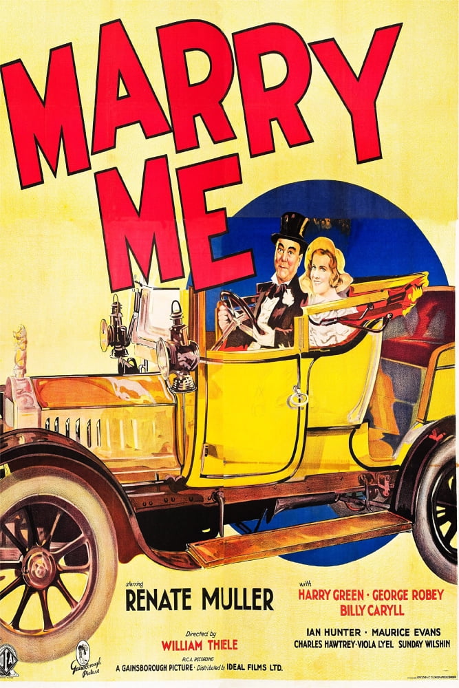 Marry Me Canvas Art - (11 x 17)