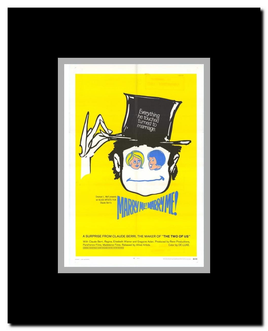 Marry Me Marry Me Framed Movie Poster