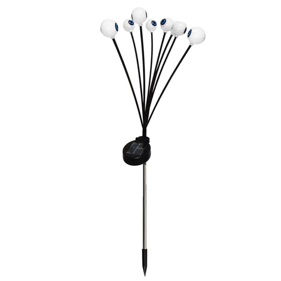 Marryso 2023 Solar Powered Halloween Eyeball Lights Outdoor Waterproof IP65 Ghost Eye Ground Stake Lamp for Yard Party Decorations