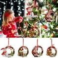 thumbnail image 1 of Marryso Christmas Wreath for Front Door Christmas Decorations Santa Claus Small Circle Wreath Pendants Children's Christmas Gifts Wreath Christmas Tree Pendants, 1 of 8