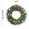 thumbnail image 1 of Marryso Christmas Wreath for Front Door Garland Door Hanging Christmas Cane Circle Simulation Cotton Wreath Decoration, 1 of 9