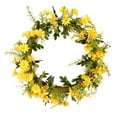 thumbnail image 1 of Marryso Flower Wreath for Front Door Spring Leaf Wreath Plastic Artificial Home Decoration Wreath Front Door, 1 of 1