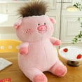 thumbnail image 1 of Marryso Quirky Hair Pig Doll Plush Pig Doll Pillow Cute Cloth Doll Gift, 1 of 6