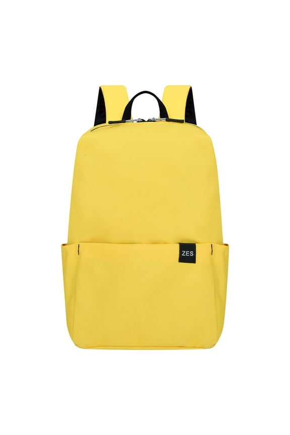 School Backpack for Teens,Solid Color Small Backpack Men And Women Style Schoolbag Lightweight Schoolbag (43X28X15cm)