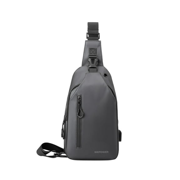 Marryso Shoulder Crossbody Sling Bag Men's Chest Bag Casual Large Capacity One Shoulder Crossbody Bag Trendy Backpack