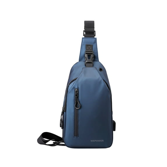 Marryso Shoulder Crossbody Sling Bag Men's Chest Bag Casual Large Capacity One Shoulder Crossbody Bag Trendy Backpack