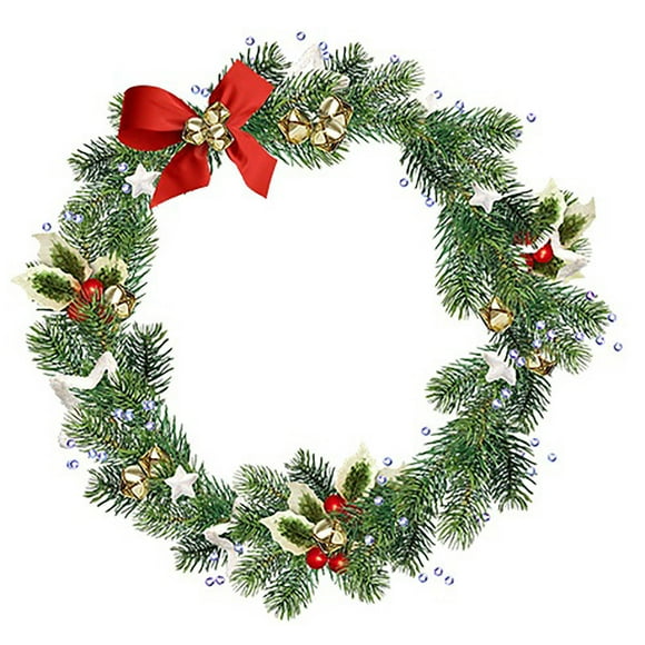 Marryso Wreath for Christmas New Christmas Wreath Stickers Santa Claus Glass Window Wall Decoration Wall Stickers