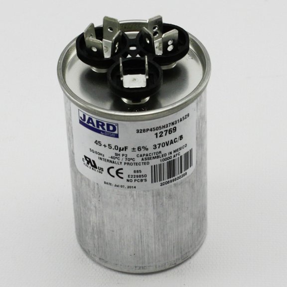 Mars 12769 JARD 455MFD 370V ECONOMY DUAL ROUND RUN CAPACITOR