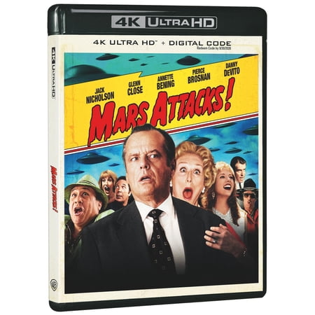 Mars Attacks! (4K Ultra HD + Digital Copy), Science Fiction, Warner Bros.