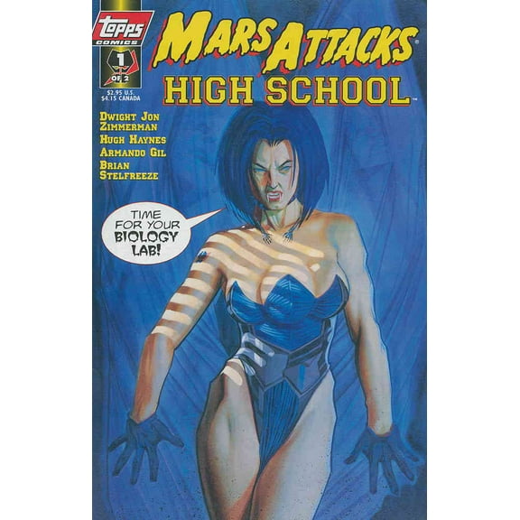 Mars Attacks High School #1 VF ; Topps Comic Book