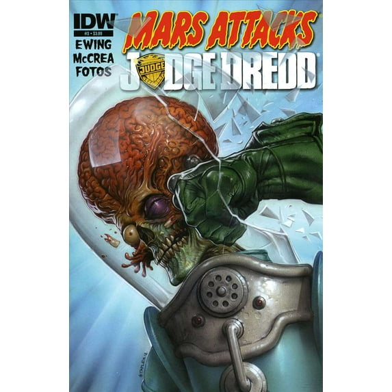Mars Attacks Judge Dredd #3 VF ; IDW Comic Book