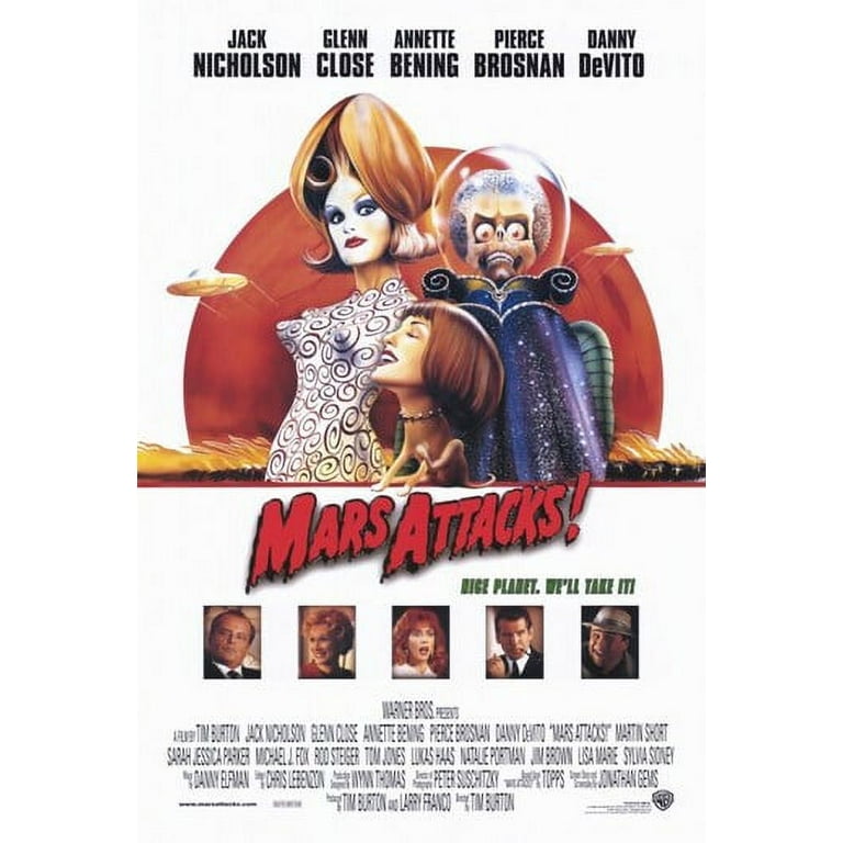 Mars Attacks Movie Poster (11 x 17) 