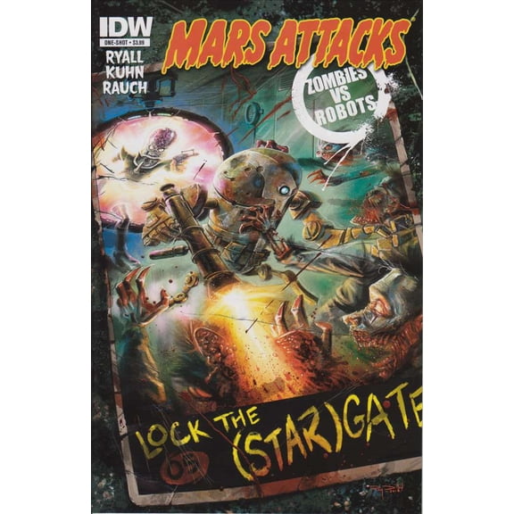 Mars Attacks Zombies Vs. Robots #1 VF ; IDW Comic Book