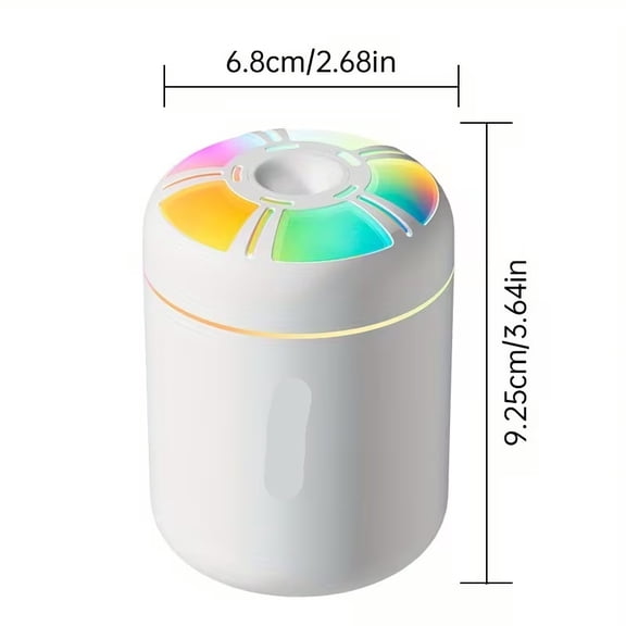 Mars Aurora USB Essential Oil Diffuser - Humidifier with Calming Night Light & Cold Mist Function for Bedroom and Family Room