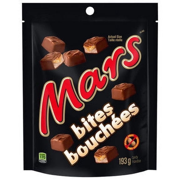 Mars Bites Snack Size Chocolate Candy 193g/6.8 oz. {Imported from Canada}
