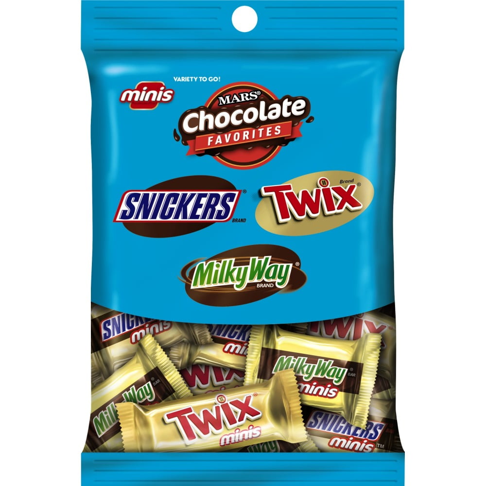 Mars Chocolate Favorites Minis Variety Bag, 4.22 Oz - Walmart.com