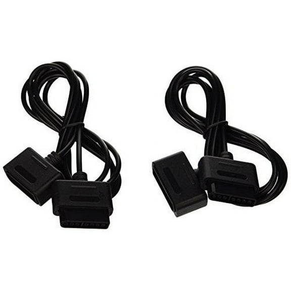 Mars Devices Video Game Accessories for Super Nintendo, Black, 2-Pack