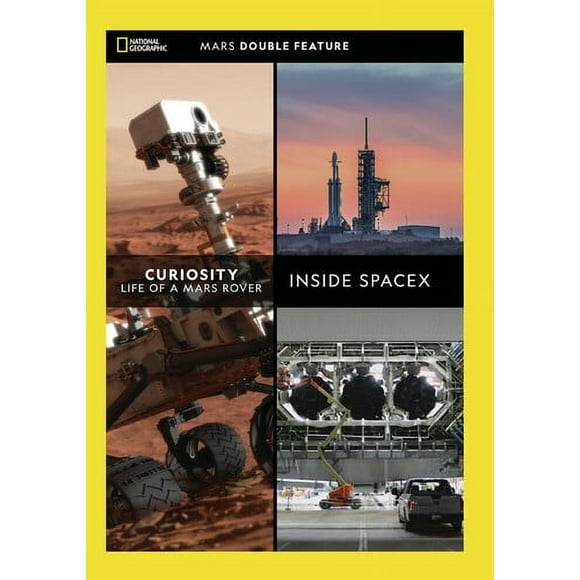 Mars Double Feature: Inside Space And Curiosity Life Of A Mars Rover (DVD), National Geographic, Drama