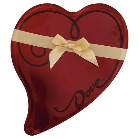 Mars Dove Creamy Caramel Chocolates in a Heart Tin, 8.13 Oz.
