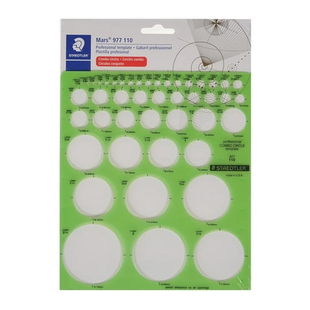Mars Drafting Template combo circle template (pack of 2)