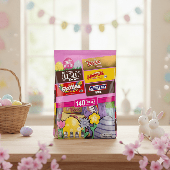 Mars Easter Variety Pack Candy, 140 Pieces Assorted Chocolate Favorites for Easter
