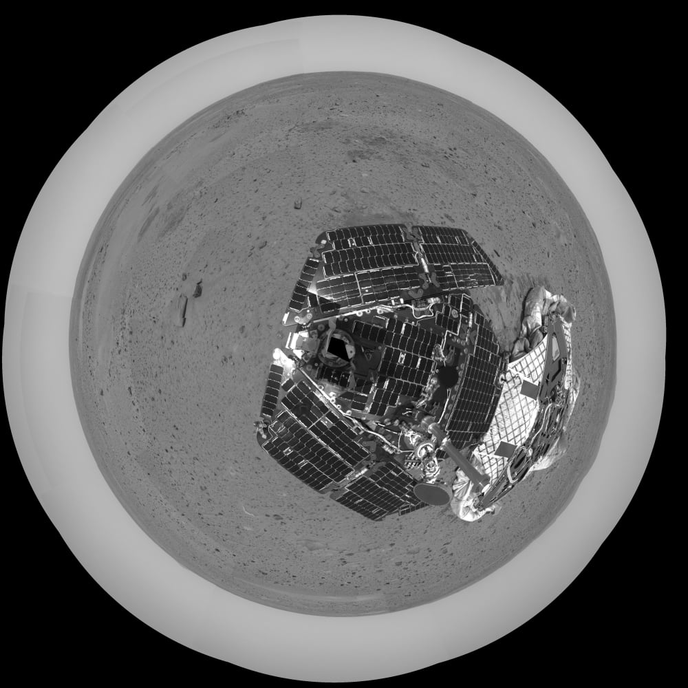 Mars Exploration Rover on the surface of Mars Canvas Art - Stocktrek Images (28 x 28)