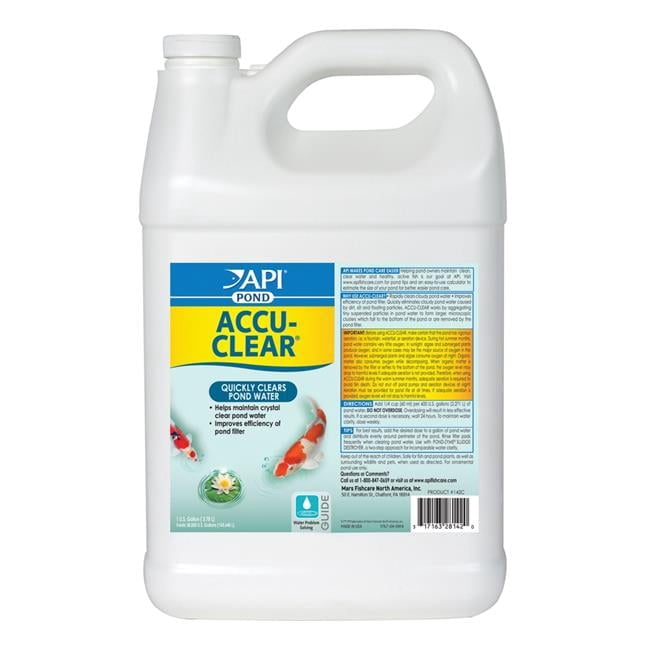 Mars Fishcare AP142C 1 gal Pond Care Accu-Clear Pond Water Clarifier ...