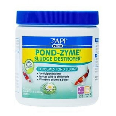 Mars Fishcare AP146 8 oz Jar Pond Care Pond Zyme Enzymatic Pond Cleaner with Barley