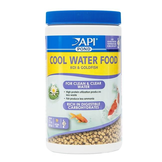 Mars Fishcare AP197 11 oz Cool Water Pond Fish Food - 4 mm Pellets ...