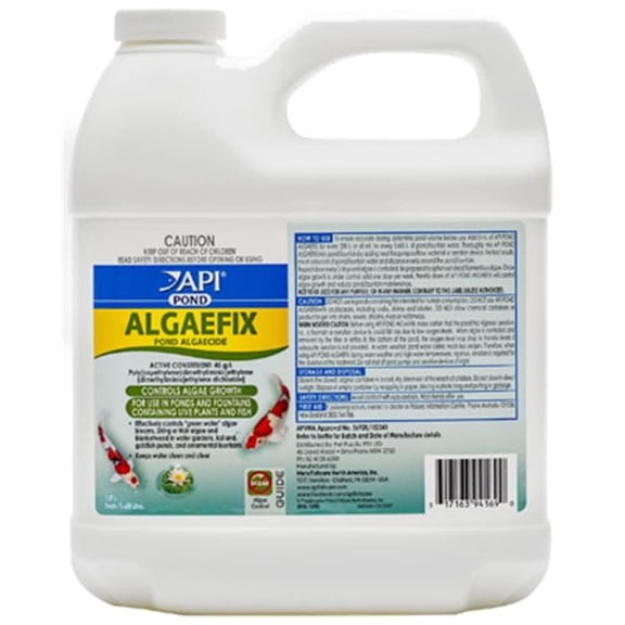 Mars Fishcare  AQPH PondCare 169D Algae Fix 64-ounce Treats Up To 19000 Gallons