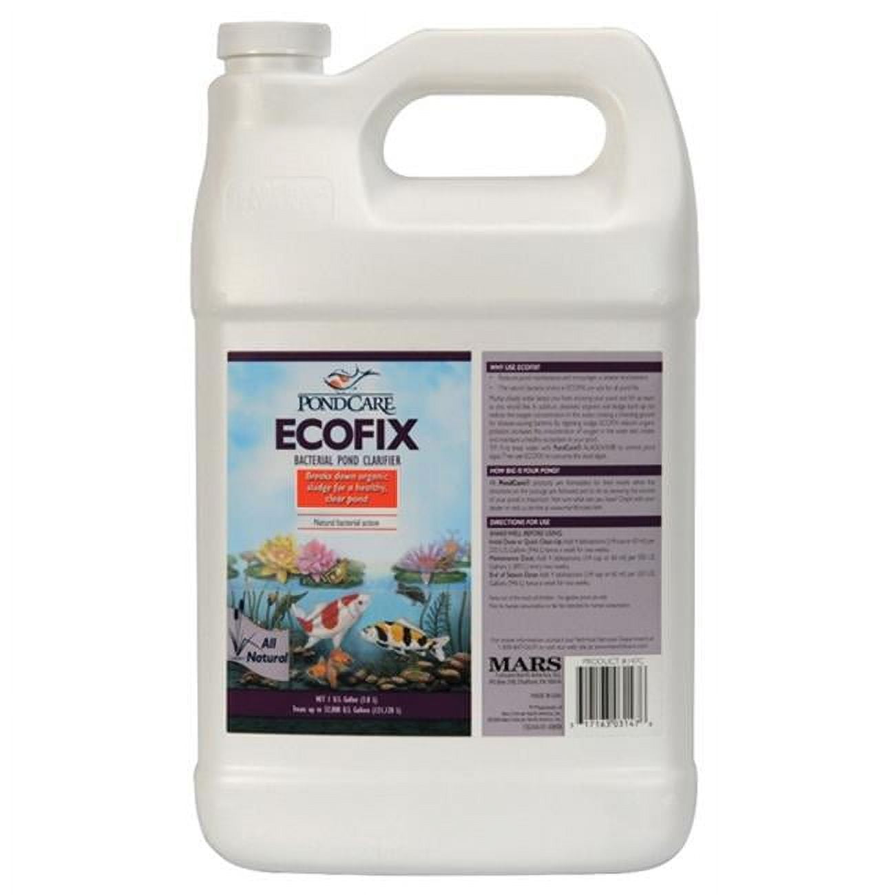 Mars Fishcare PondCare 147C Ecofix Bacterial Pond Clarifier Gallon ...