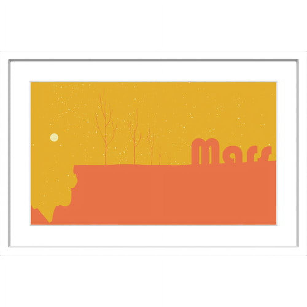 "Mars" Framed Painting Print