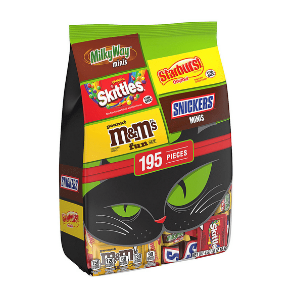 Mars Halloween Candy Variety Mix, 195 Ct., 4.81 lbs. Bulk Bag