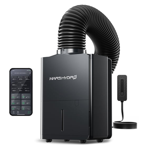 Mars Hydro 12L/Day Dehumidifier for Grow Tent Smart Control via iControl 2.0