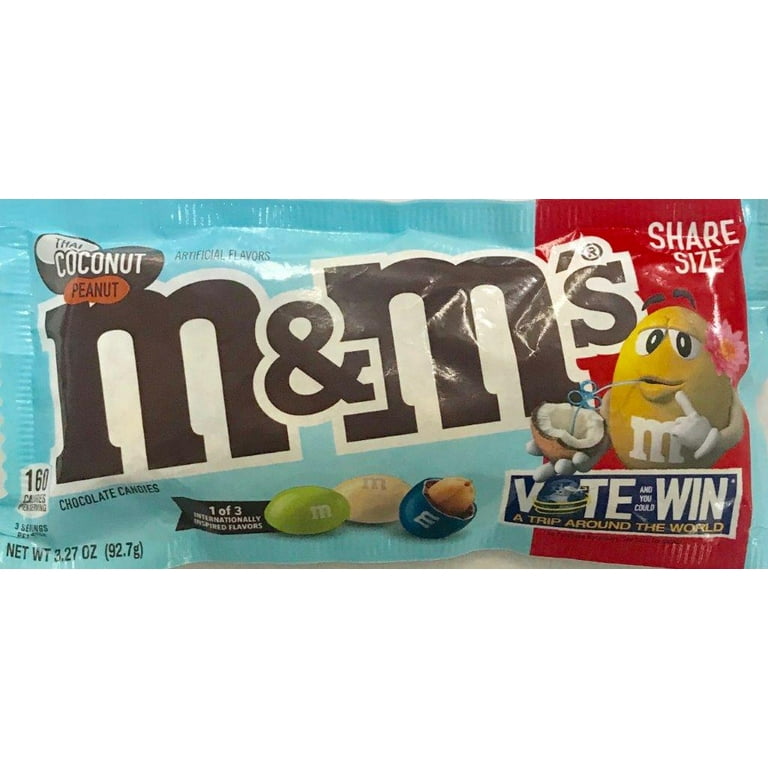 Mars Inc M&ms Thai Coconut Peanut Shr Size - Walmart.com