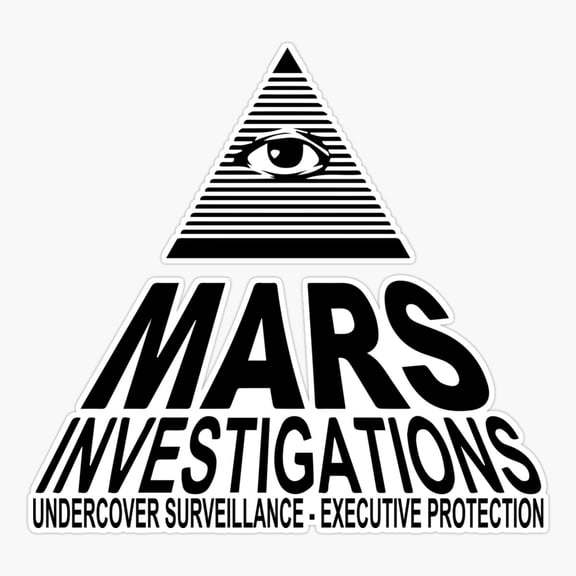 Mars Investigation Space Mystery Sticker